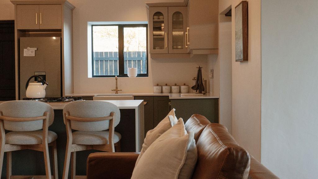 The Meadow Guesthouse Living Room and Kitchen View