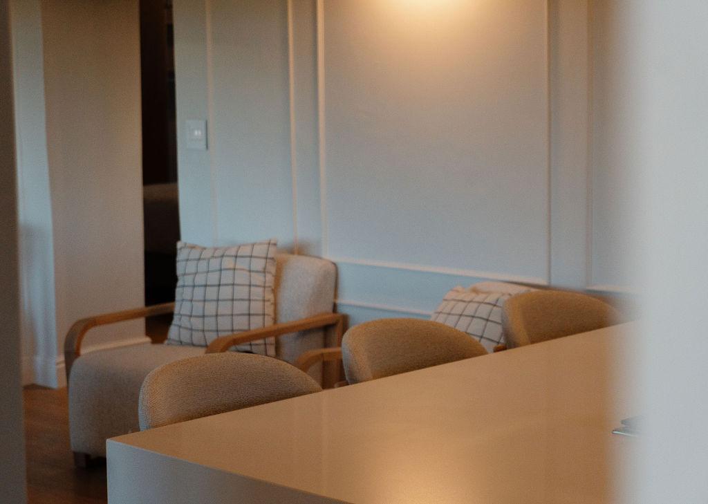 The Meadow Guesthouse Living Room and Kitchen Chairs